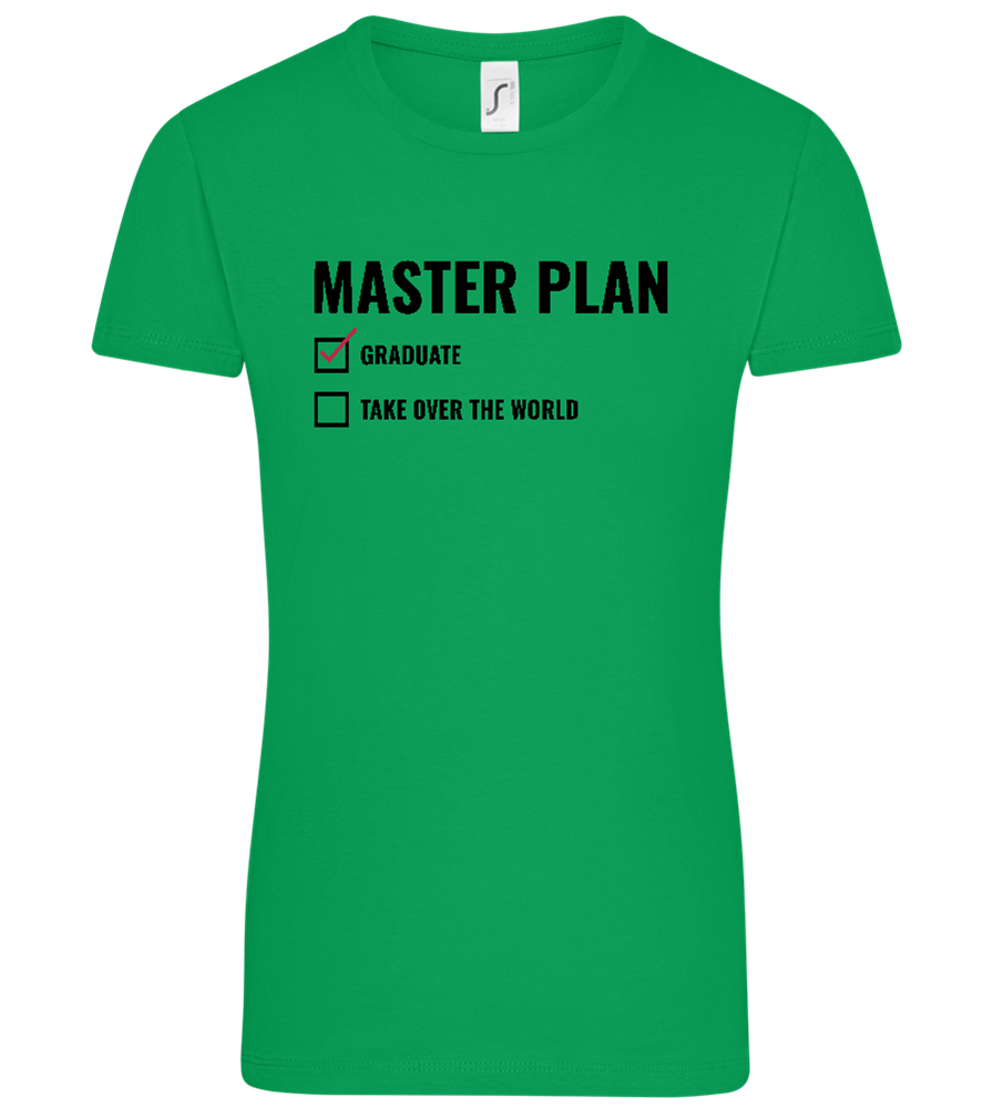 Master Plan Design - Comfort women's t-shirt_MEADOW GREEN_front