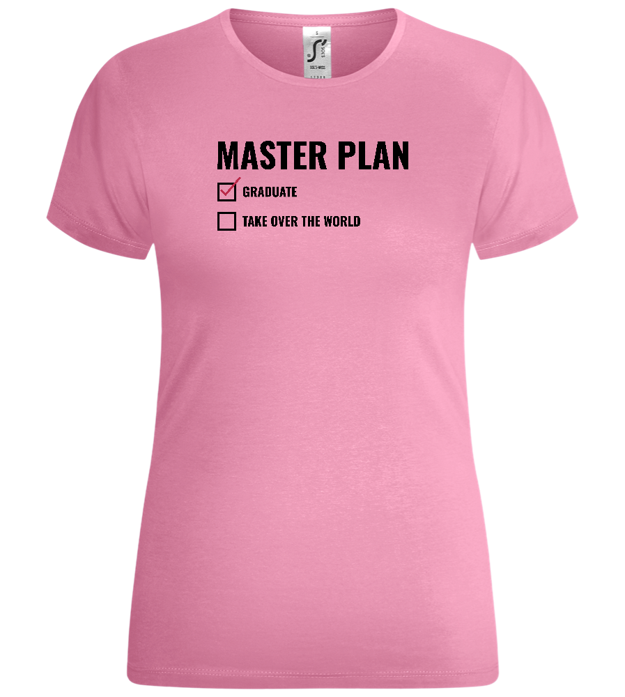 Master Plan Design - Comfort women's t-shirt_PINK ORCHID_front