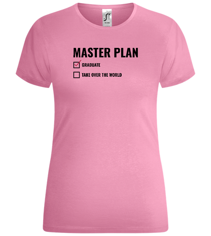 Master Plan Design - Comfort women's t-shirt_PINK ORCHID_front