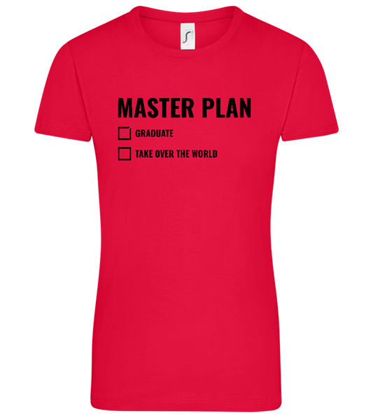 Master Plan Design - Comfort women's t-shirt_RED_front