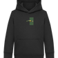 Retro F1 Design - Comfort Kids Hoodie_BLACK_front