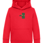 Retro F1 Design - Comfort Kids Hoodie_BRIGHT RED_front