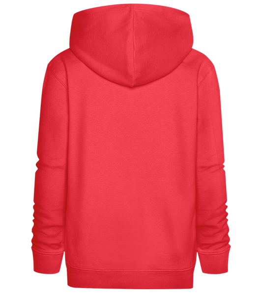 Retro F1 Design - Comfort Kids Hoodie_BRIGHT RED_back