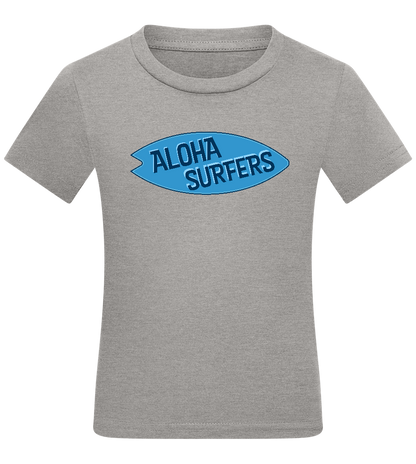 Aloha Surfers Design - Comfort kids fitted t-shirt_ORION GREY_front