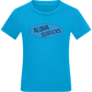 Aloha Surfers Design - Comfort kids fitted t-shirt_TURQUOISE_front
