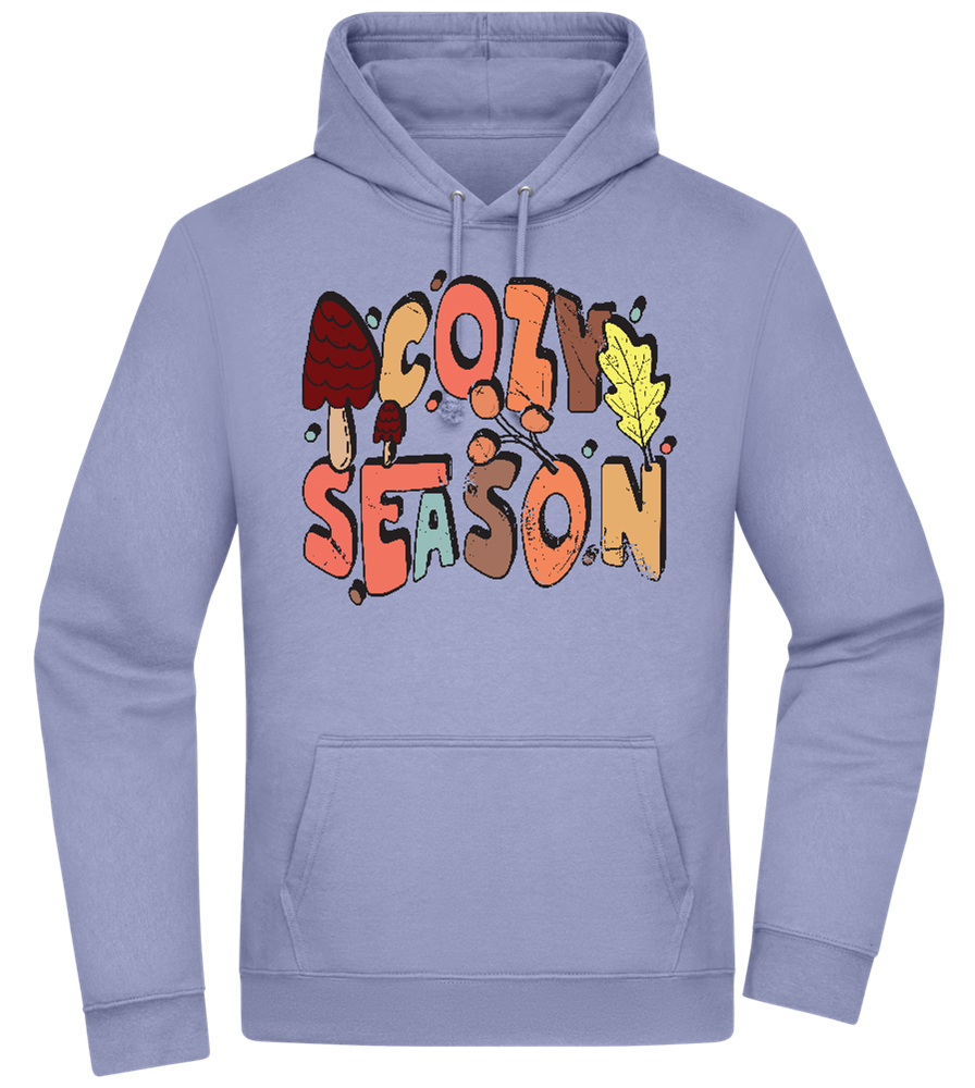 Cozy Season Design - Premium Essential Unisex Hoodie_BLUE_front