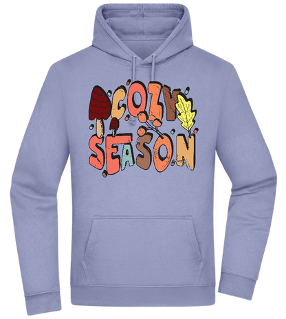 Cozy Season Design - Premium Essential Unisex Hoodie_BLUE_front