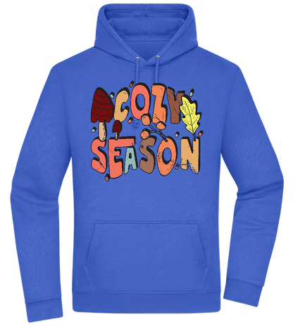 Cozy Season Design - Premium Essential Unisex Hoodie_ROYAL_front