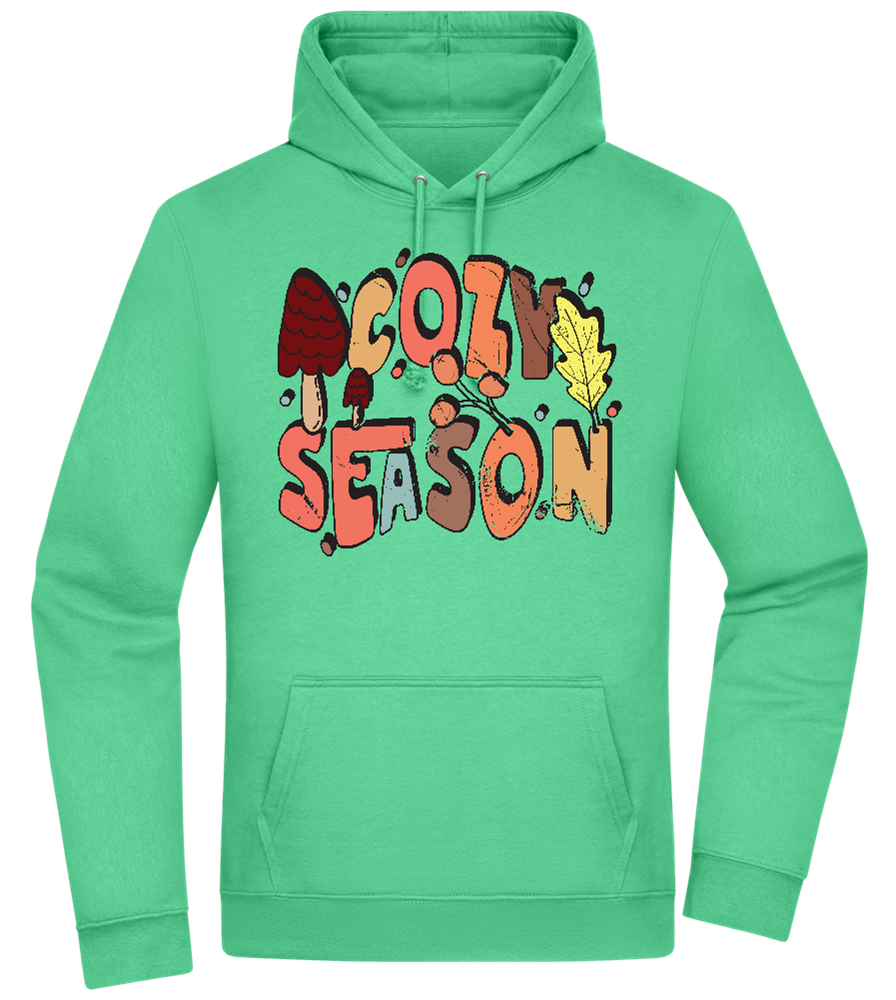 Cozy Season Design - Premium Essential Unisex Hoodie_SPRING GREEN_front