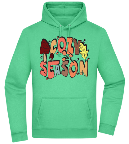 Cozy Season Design - Premium Essential Unisex Hoodie_SPRING GREEN_front