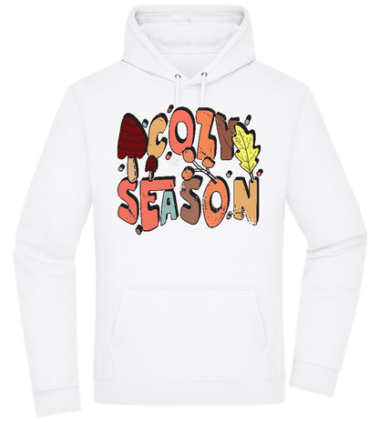 Cozy Season Design - Premium Essential Unisex Hoodie_WHITE_front