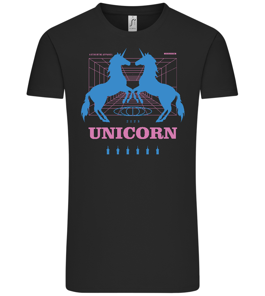 Unicorn Apparel 2023 Design - Comfort Unisex T-Shirt_DEEP BLACK_front