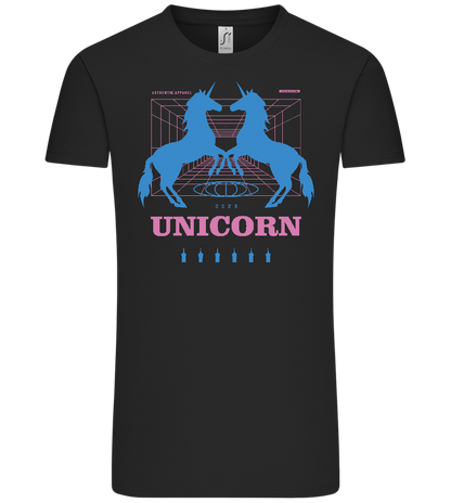 Unicorn Apparel 2023 Design - Comfort Unisex T-Shirt_DEEP BLACK_front