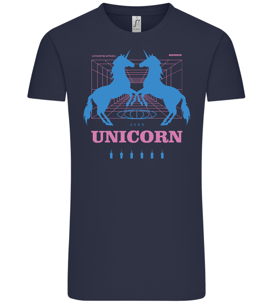 Unicorn Apparel 2023 Design - Comfort Unisex T-Shirt_FRENCH NAVY_front