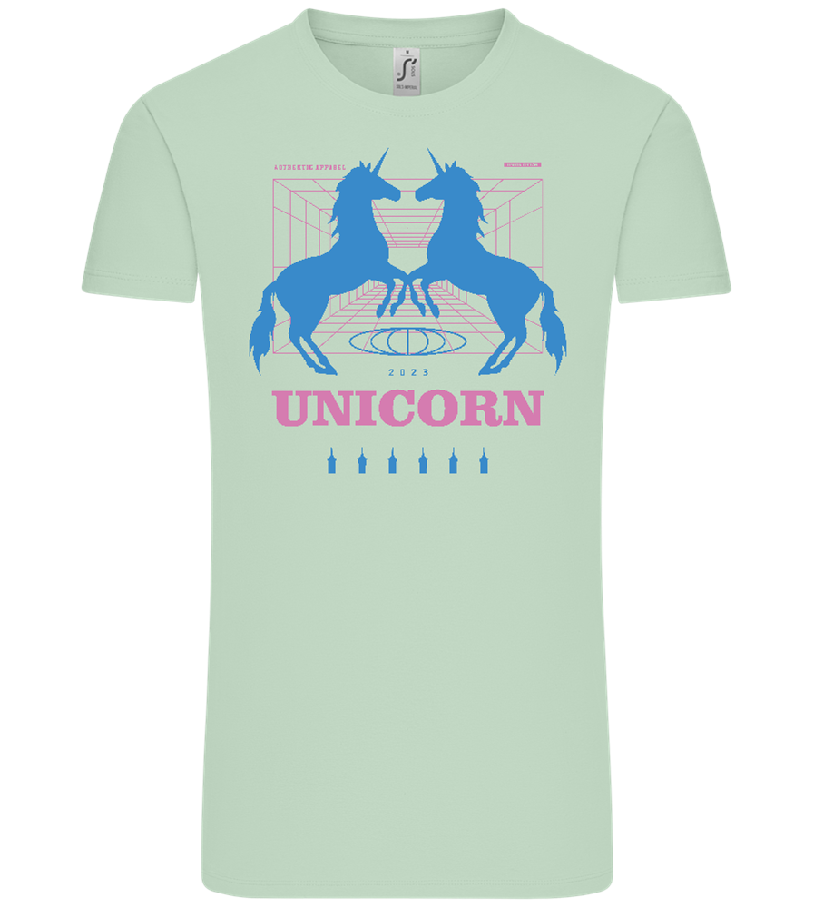 Unicorn Apparel 2023 Design - Comfort Unisex T-Shirt_ICE GREEN_front