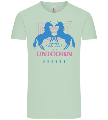 Unicorn Apparel 2023 Design - Comfort Unisex T-Shirt_ICE GREEN_front