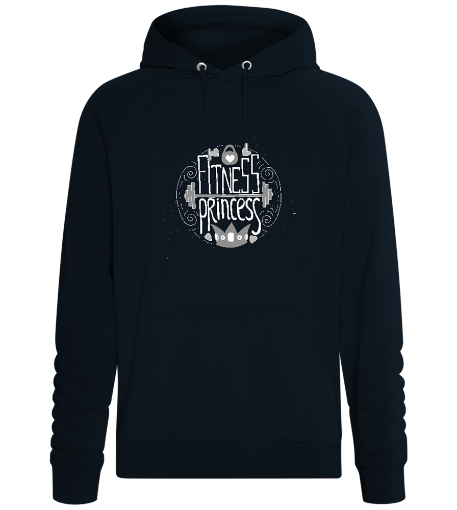 Fitness Princess Design - Comfort unisex hoodie_BLACK_front