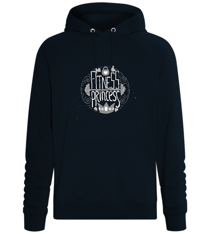 Fitness Princess Design - Comfort unisex hoodie_BLACK_front