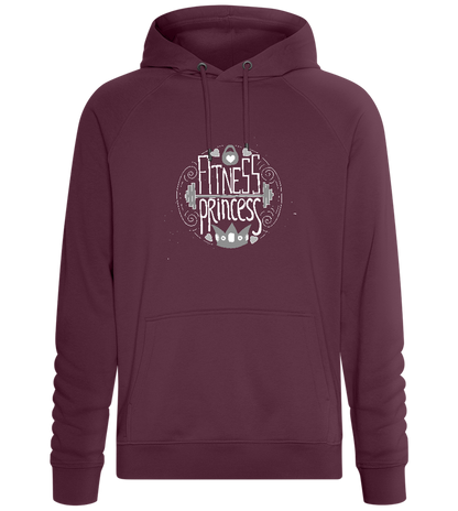 Fitness Princess Design - Comfort unisex hoodie_BORDEAUX_front