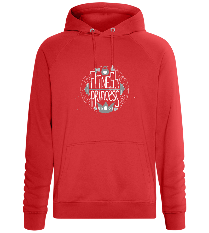 Fitness Princess Design - Comfort unisex hoodie_RED_front