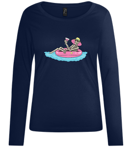 Drink And Chill Design - Comfort women's long sleeve t-shirt