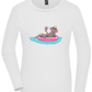 Drink And Chill Design - Comfort women's long sleeve t-shirt_WHITE_front