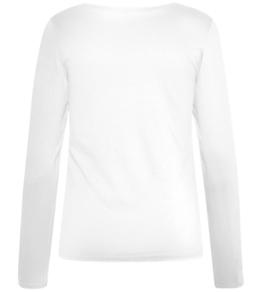 Drink And Chill Design - Comfort women's long sleeve t-shirt_WHITE_back