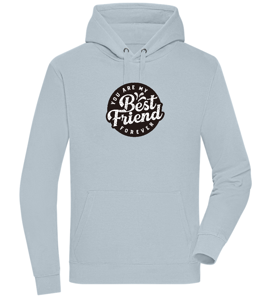 You Are My Best Friend Forever Design - Premium unisex hoodie_CREAMY BLUE_front