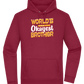 World's Okayest Brother Design - Premium Essential Unisex Hoodie_BORDEAUX_front