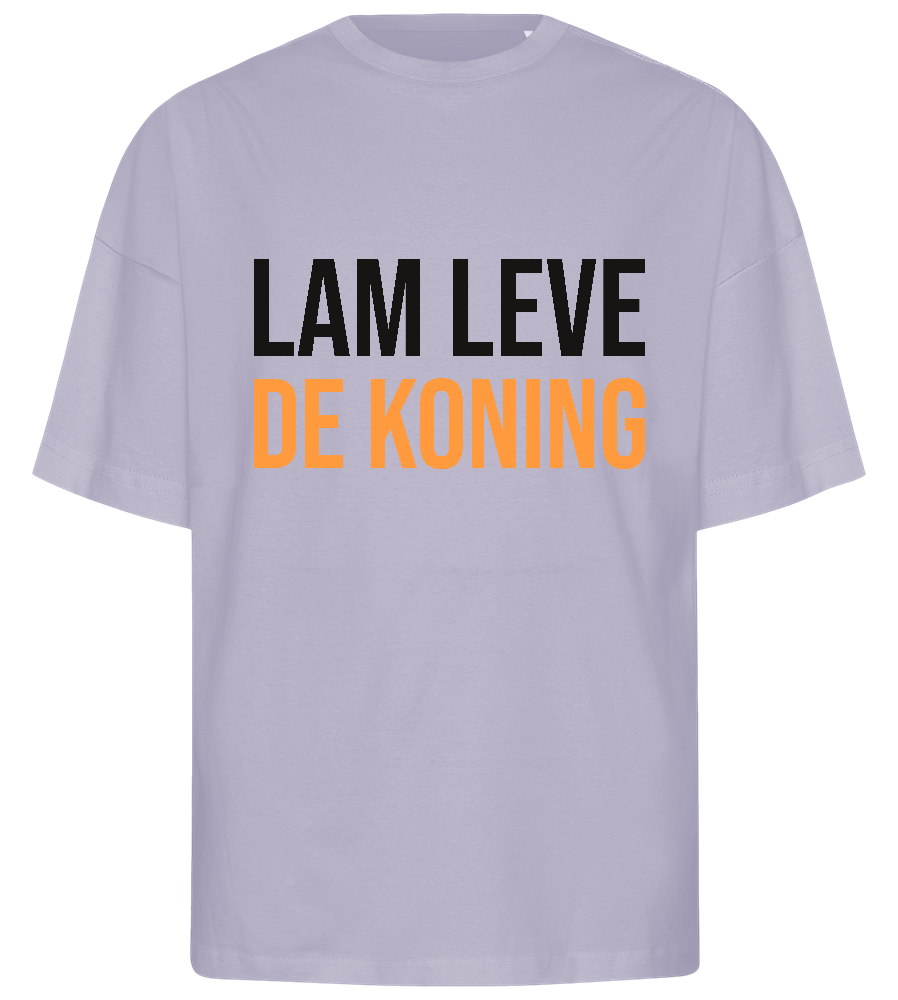 Lang Leve de Koning Design - Premium men's oversized t-shirt_LILAK_front