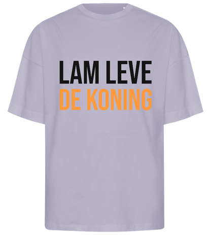 Lang Leve de Koning Design - Premium men's oversized t-shirt_LILAK_front