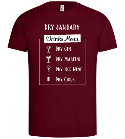 Dry January Design - Premium men's t-shirt_CHILE_front