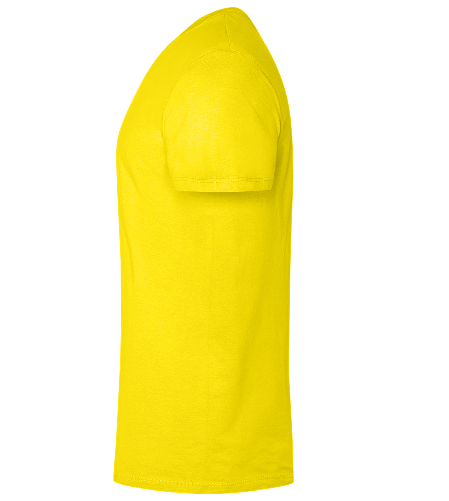 Just Eat It Design - Premium men's t-shirt_YELLOW_left