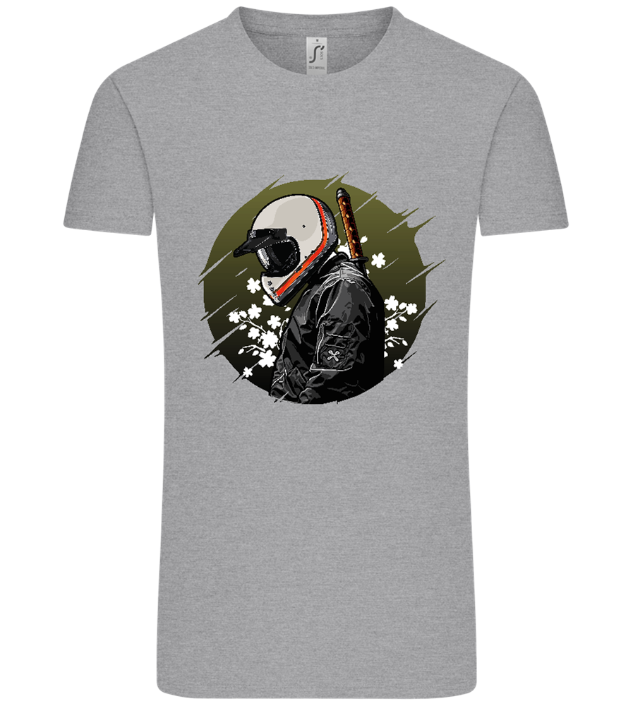 Samurai Bike Design - Comfort Unisex T-Shirt_ORION GREY_front