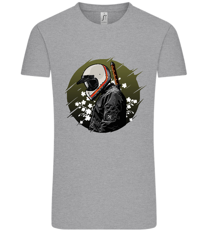 Samurai Bike Design - Comfort Unisex T-Shirt_ORION GREY_front