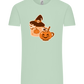 Spooky Pumpkin Spice Design - Comfort Unisex T-Shirt_ICE GREEN_front