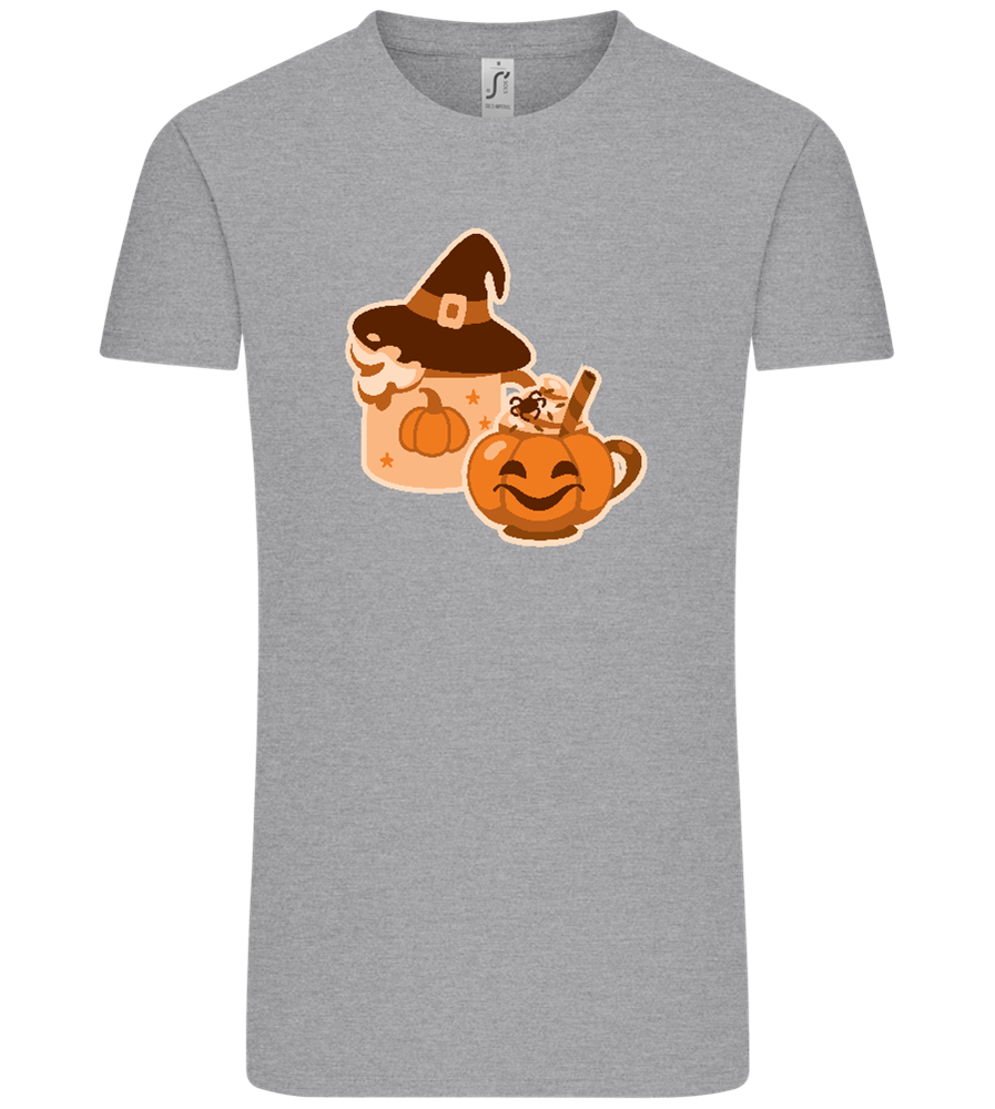 Spooky Pumpkin Spice Design - Comfort Unisex T-Shirt_ORION GREY_front