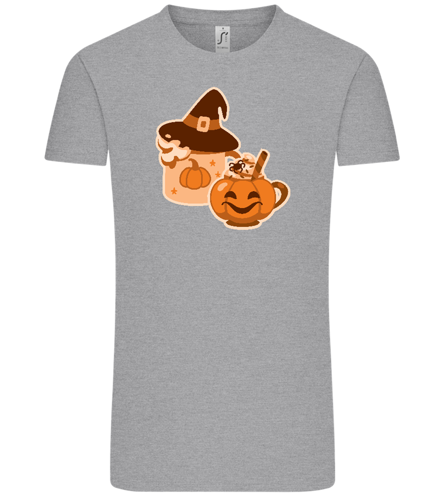 Spooky Pumpkin Spice Design - Comfort Unisex T-Shirt_ORION GREY_front