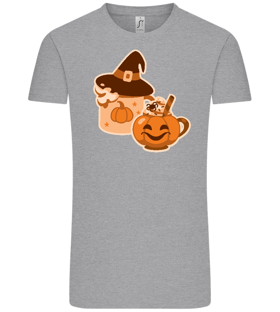 Spooky Pumpkin Spice Design - Comfort Unisex T-Shirt_ORION GREY_front