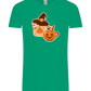 Spooky Pumpkin Spice Design - Comfort Unisex T-Shirt_SPRING GREEN_front