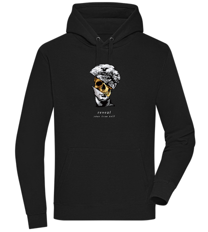 Reveal Your True Self Design - Premium unisex hoodie_BLACK_front