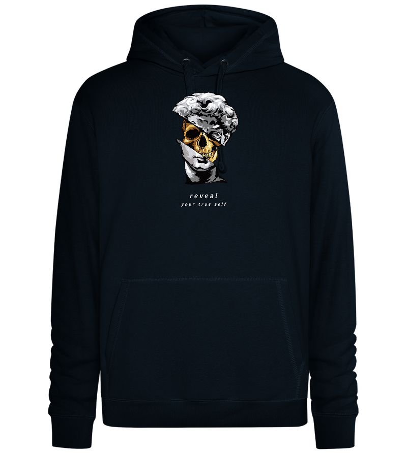 Reveal Your True Self Design - Premium unisex hoodie_BLACK_front