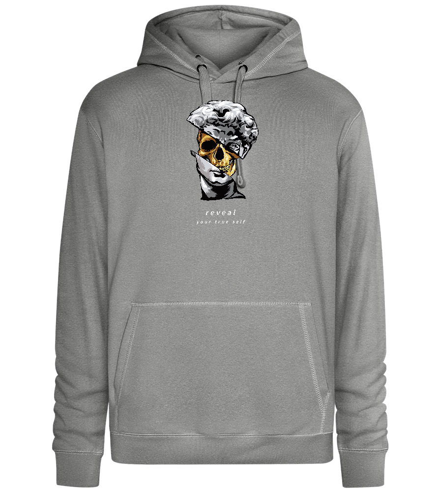 Reveal Your True Self Design - Premium unisex hoodie_ORION GREY II_front