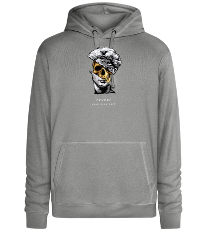 Reveal Your True Self Design - Premium unisex hoodie_ORION GREY II_front