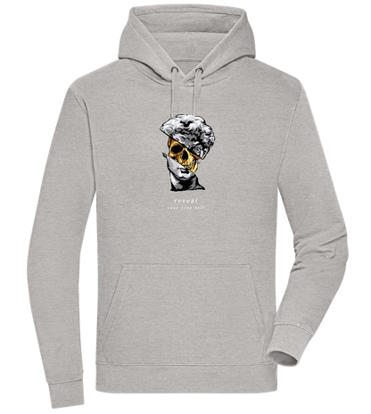 Reveal Your True Self Design - Premium unisex hoodie_ORION GREY II_front