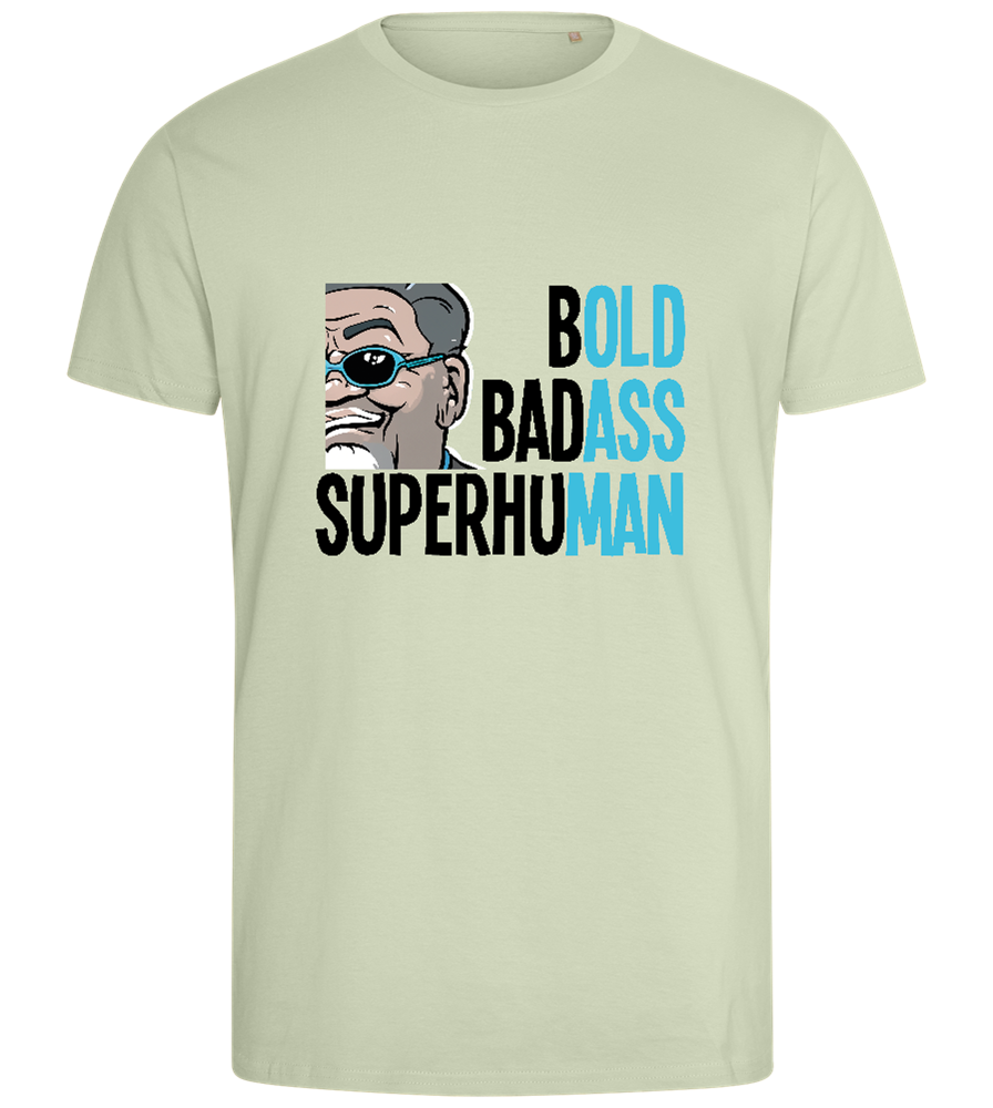 Bold Badass Design - Comfort men's fitted t-shirt_SILESTONE_front