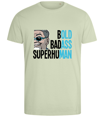 Bold Badass Design - Comfort men's fitted t-shirt_SILESTONE_front