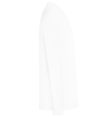 Eat Trash Do Crime Design - Premium men's long sleeve t-shirt_WHITE_right