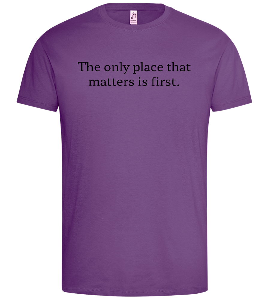 Only Place That Matters Design - Premium men's t-shirt_LIGHT PURPLE_front