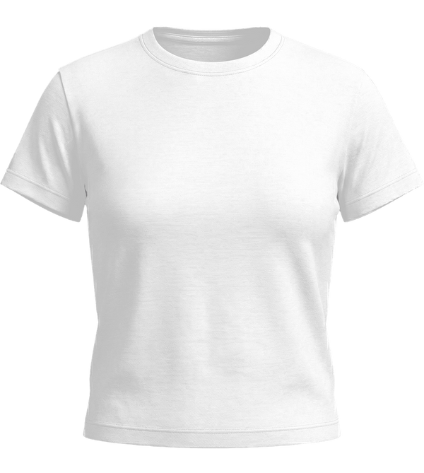 Premium Cropped Women’s T-Shirt_WHITE_front